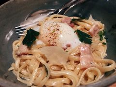 培根蛋酱意大利细面配低温蛋-EN SPACE恩空间