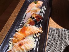 火炙寿司拼-栖川山葵家·寿喜锅·日式料理(龙湖北城天街商场店)