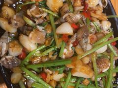辣椒炒海螺丝-丹东特色烤肉(学府路一部店)