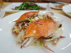 葱蒜炒梭子蟹-海岛渔村大酒店(云霄路店)