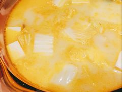 鸡汤小白菜煮豆腐-西贝莜面村(镇江苏宁广场店)