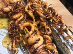 鱿鱼须-宝记烧烤·碳锅羊肉·羊蝎子火锅·夜食社(文体路创始店)