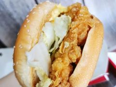 香辣鸡腿堡单人餐兑换券-肯德基(胜利店)