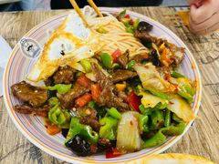 -歹歹的加个面过油肉拌面