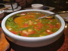 翡翠海鲜面疙瘩-绿茶餐厅(华联万柳店)