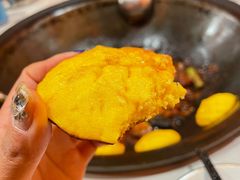 饼子-小火炕铁锅炖鱼