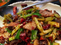 蕨粑炒腊肉-山石榴·贵州菜(丰盛里店)