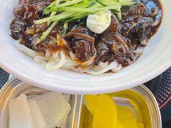 韩式炸酱面-包装马车·韩国料理·포장마차