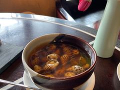 古越陈酿煮花螺-杭州西子湖四季酒店·金沙厅