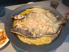 蒜香味考海鲈鱼-半天妖烤鱼(诺德广场店)