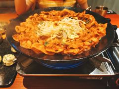 铁板章鱼五花肉-春熙台韩国料理·章鱼肥牛(西丽店)