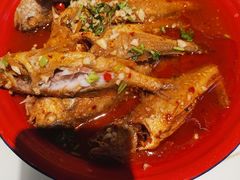 金牌双椒黄鱼-寂寞的豆芽 蒙古原切大串(金宇店)