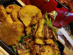 铁板实蛋土豆片-江城老胖串店·海鲜·小龙虾(世光路店)