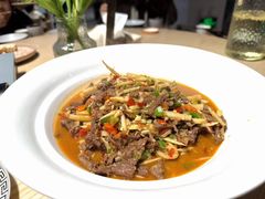 竹笋炒吊龙-加顺农场餐厅