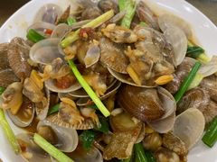 姜葱炒花甲-明记海鲜大排档(巽寮湾店)