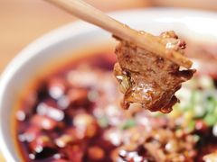 水煮牛肉片-九九牛肉馆(南山路店)