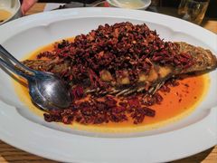 炝锅鳜鱼-隐庐·古法川菜(高新店)
