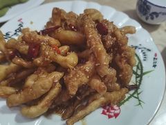 炸鱿鱼条-天伦海鲜·老味道·青岛菜(栈桥天主教堂店)