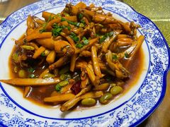 茭白毛豆田鸡-澄湖农鲜馆