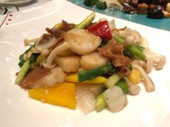 芦笋百合榆耳炒带子-明阁 Ming Court(广州朗豪酒店)
