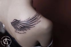 肩部-AC TATTOO 纹身