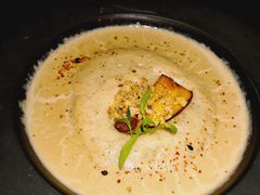 卡布奇诺蘑菇汤配牛肝菌-AZUL by FUEL蓝色·法式酒馆(琶醍店)