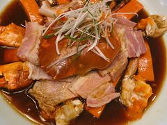 金腿南瓜蒸膏蟹-老灶味道·本帮菜(昌平路店)