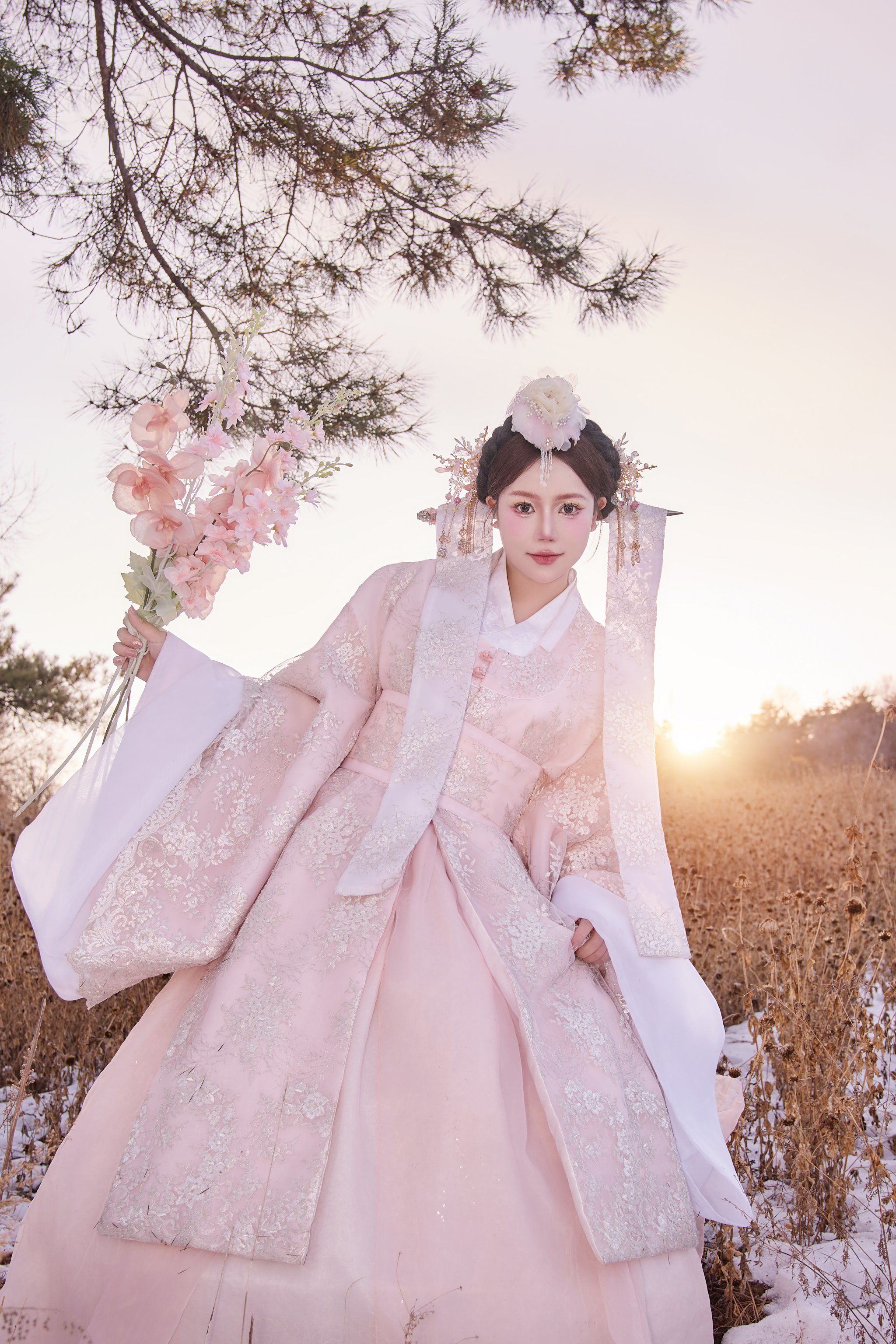 朝鲜婚服写真传统与浪漫的完美结合章