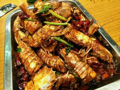 辣炒虾爬子-喝丢一只鞋辣炒海鲜小烧烤(三八广场店)