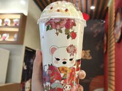 白桃乌龙鲜奶茶-熊姬手作茶物(沃尔玛武商百货店)