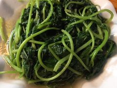 虾酱地瓜叶-琼海温泉鹅农家饭店