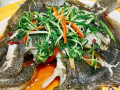 清蒸多宝鱼-桥东喜碧海鲜街(水东街店)