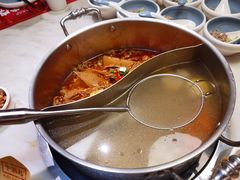 牛杂鸳鸯锅-左庭右院鲜牛肉火锅(浦江欢乐颂店)