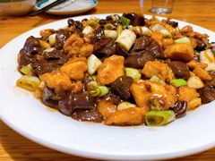 鲜肉蘑山鸡丁-大清花饺子(山庄店)