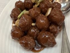 三色爆鸡丸子-西苑饭店·蓬莱春餐厅