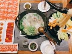 骨汤虫草花锅底-许府牛火锅(信义坊总店)