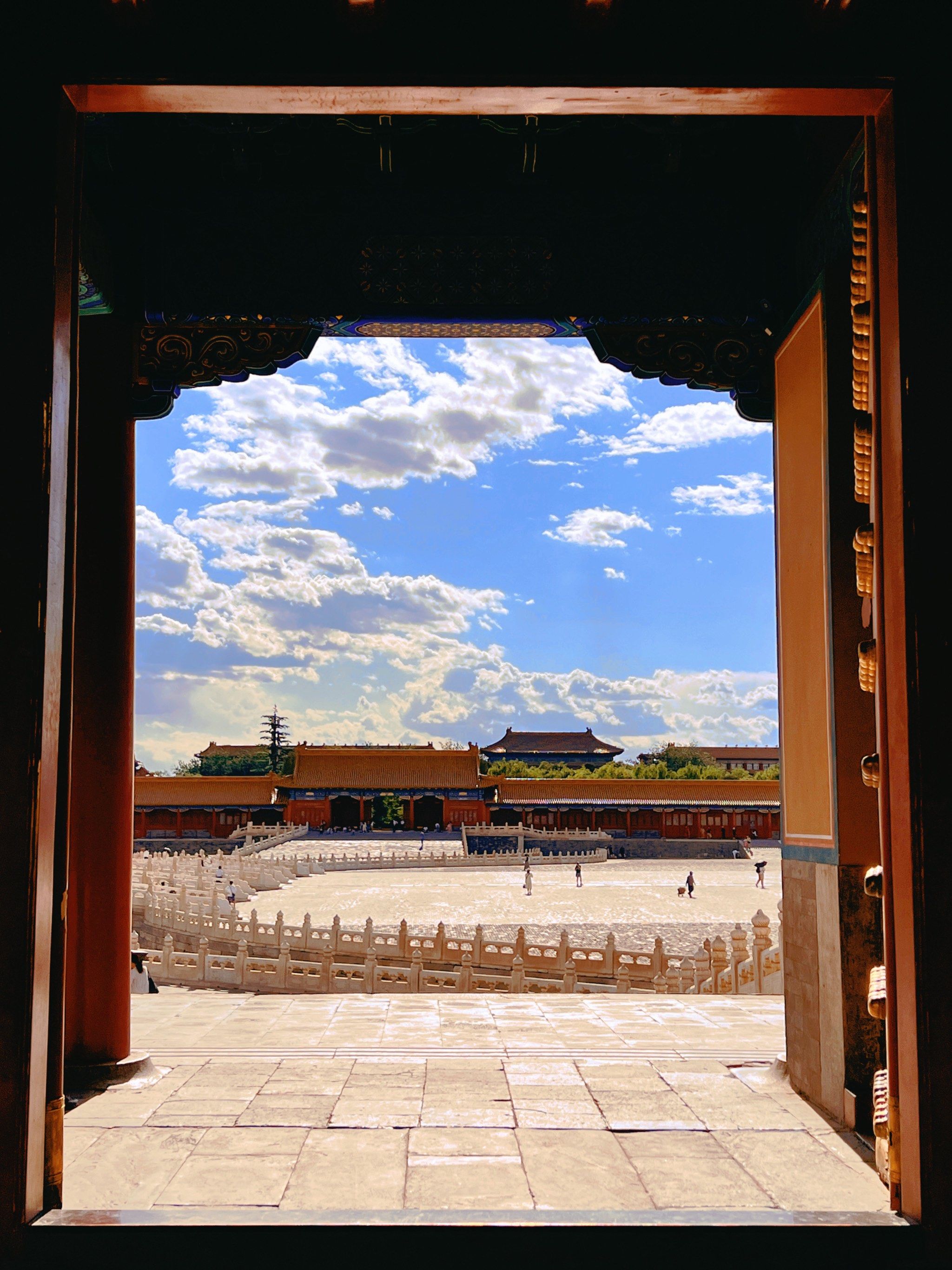 夏天的故宫美的像在画中