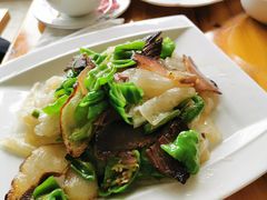 腊肉炒粉皮-柞水乾佑红门家菜