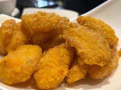 咸蛋黄焗山药-勺园中餐厅