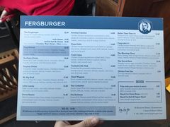 菜单-Fergburger(皇后镇店)