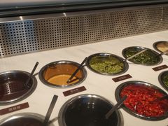 自助调料区-左庭右院鲜牛肉火锅(苏州园区永旺店)