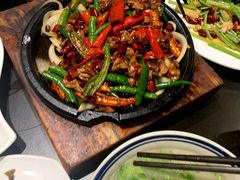尖椒爆鸡胗-老牌坊鲁菜名店(美莲广场店)
