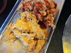 芝士无骨炸鸡-包装马车·韩国料理·포장마차