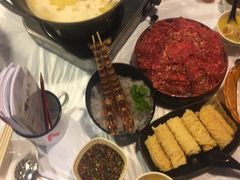 -鲜入围煮花胶鸡海鲜火锅