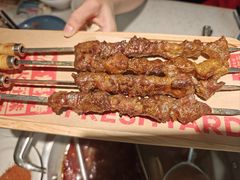 烤牛肉串-左庭右院鲜牛肉火锅(金山万达店)