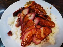 叉烧拼油鸡饭-灵记饭店(营地大街店)