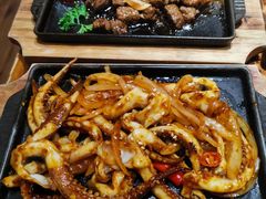 秘制铁板鱿鱼脚-小川洋风料理(街道口店)