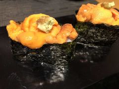鹅肝海胆鲟鱼子三文鱼子寿司-一阳寿司(麦子街店)