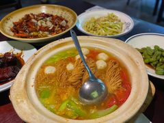 丝瓜鱼丸炖馓子-永安鱼庄·镇江菜(东吴路店)