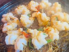 金银蒜蒸凤尾虾-绿茶餐厅(蓝色港湾店)